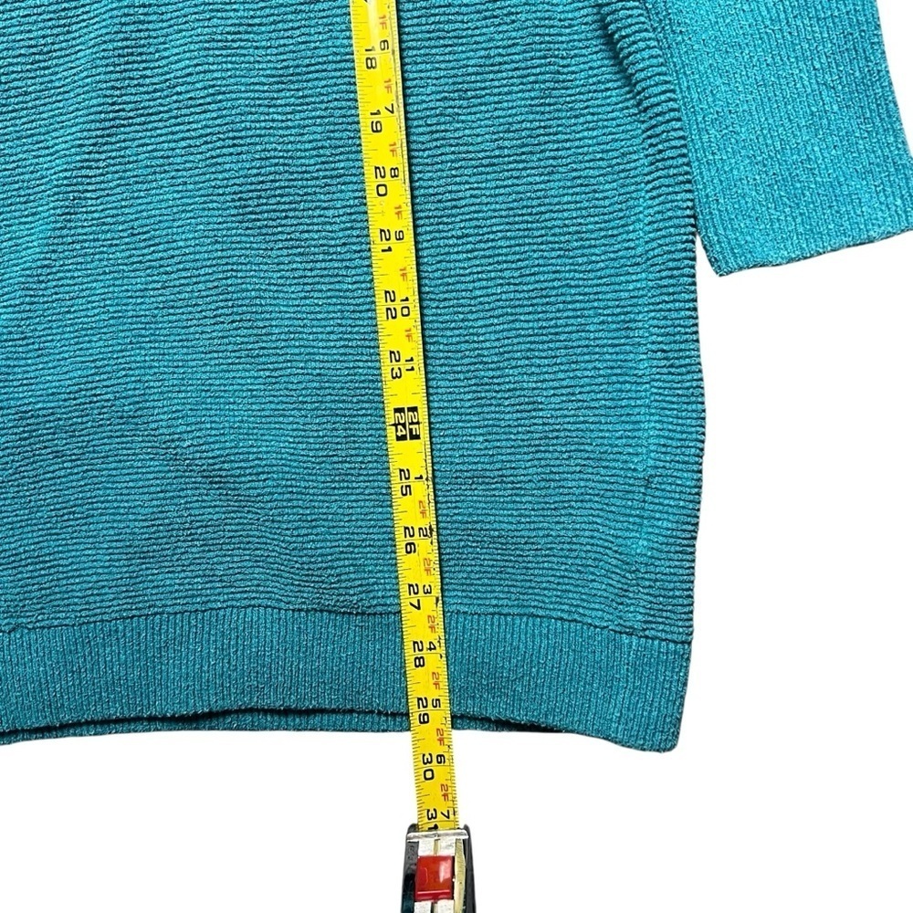 Free People Womens Ottoman Thick Slouchy Tunic Dress In Teal Blue Size M - Picture 6 of 7